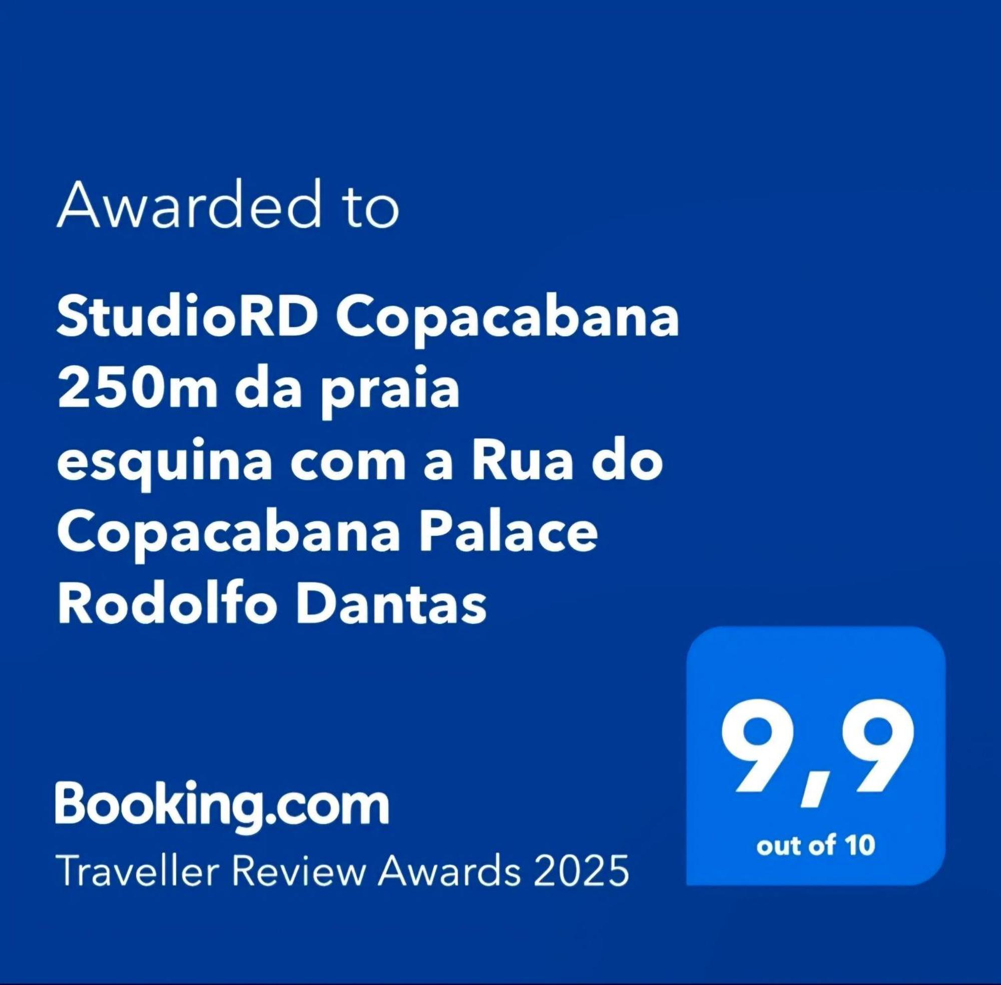 Studiord Copacabana 250M Da Praia Esquina Com A Rua Do Copacabana Palace Rodolfo Dantas Río de Janeiro Exterior foto